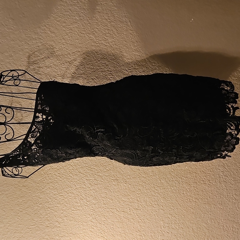 Masquerade Black Lace Dress